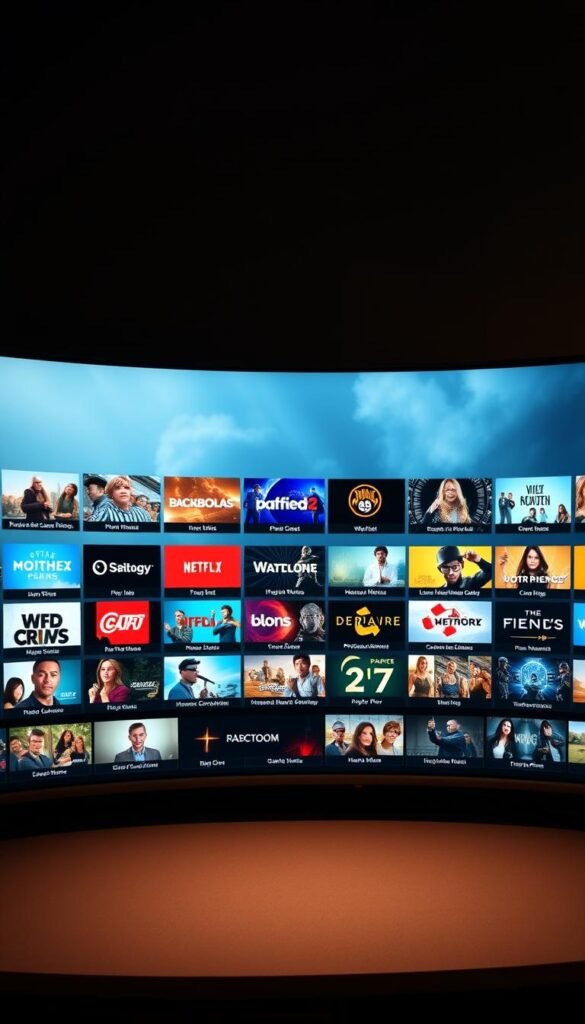 A panoramic view of the Hoxtoon Provider channel lineup, showcased in a sleek and visually striking display. The channels are arranged in a grid-like pattern, each tile featuring vibrant, high-definition imagery that captures the essence of the content. The foreground is dominated by a seamless, responsive interface with intuitive navigation, inviting the viewer to explore the extensive library. The middle ground features a subtle, yet captivating, abstract background that complements the overall aesthetic, creating a sense of depth and sophistication. The lighting is soft and diffused, casting a warm, inviting glow across the scene. The camera angle is slightly elevated, providing a comprehensive overview of the channel selection, conveying the breadth and depth of Hoxtoon Provider's offering.