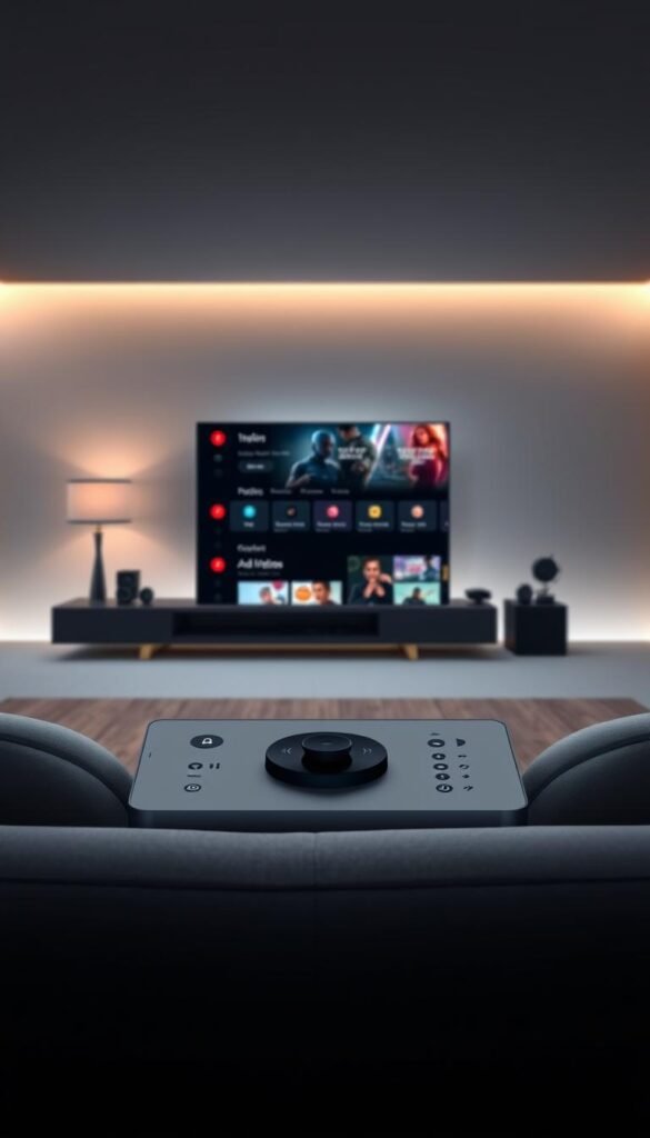 A sleek, modern interface with intuitive navigation and customizable controls. Hoxtoon Provider's user experience features a minimalist design with clean lines and subtle gradients. The foreground showcases a crisp, high-resolution display of the main menu, highlighting easy-to-use icons and a responsive layout. The middle ground reveals a selection of personalized content, seamlessly integrated for a tailored viewing experience. In the background, a soft, ambient lighting sets a calming, immersive atmosphere, inviting the user to explore Hoxtoon Provider's vast library of entertainment options.